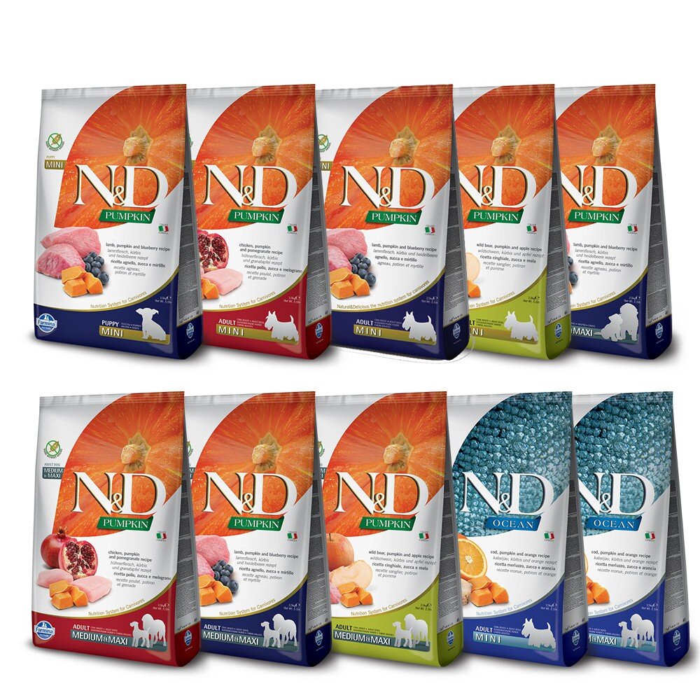 義大利 Farmina 法米納 犬糧 800g 無穀犬 低穀犬 南瓜犬 海洋犬 狗飼料『WANG』-圖片-1