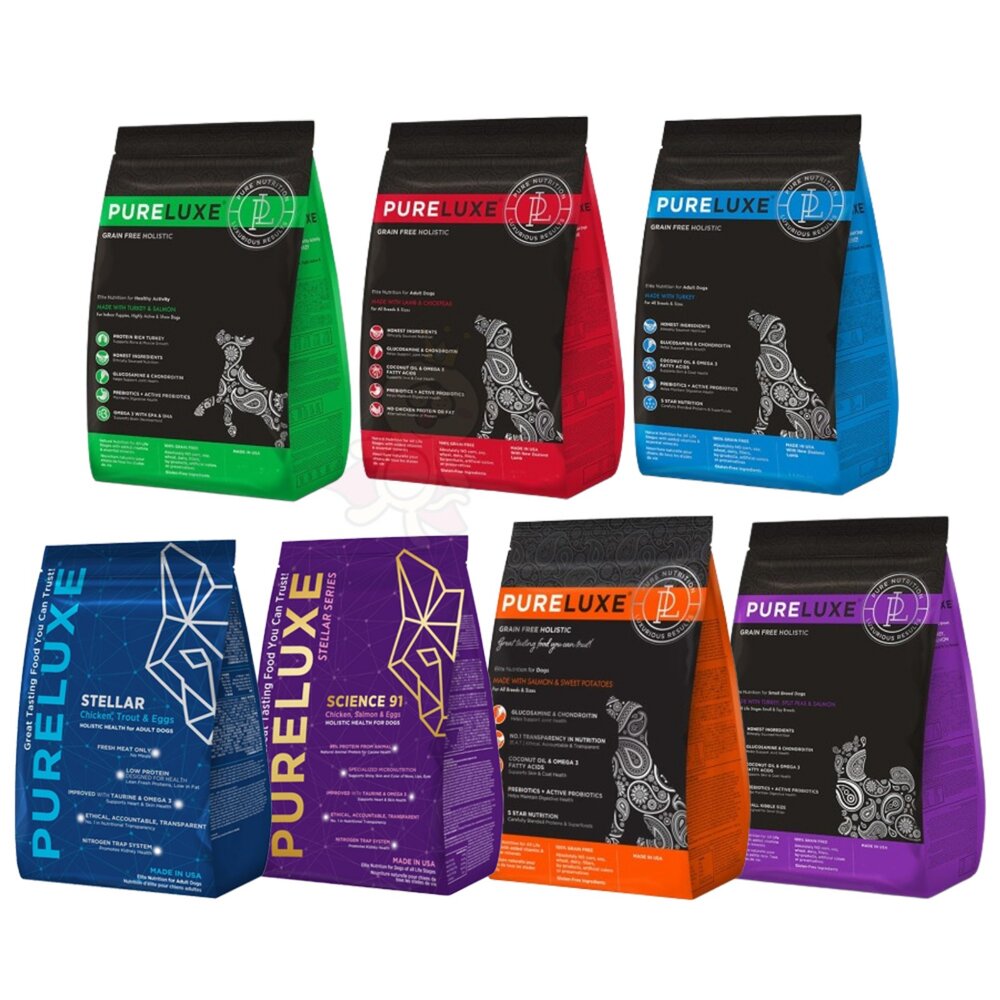 美國 PURELUXER 純華 犬糧 4磅 類orijen 無穀高蛋白 全齡犬 狗乾糧 狗主食 狗飼料『WANG』-圖片-1