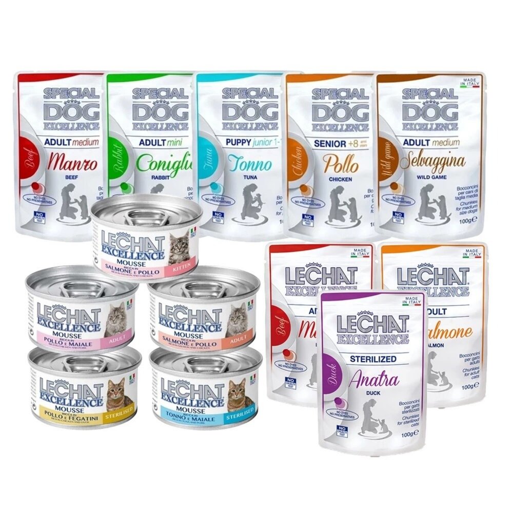 Excellence 義大利 卓越 無穀主食貓罐 主食餐包 食補系列 主食罐頭 貓餐包 貓罐頭『WANG』-圖片-1