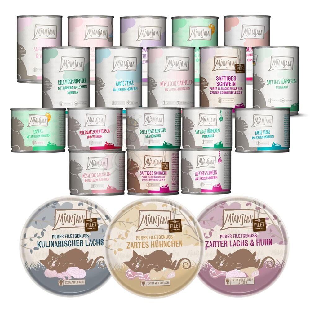 1632384535-MjAMjAM 魔力喵 迷幻喵 主食罐頭【多罐組】鮮嫩肉絲 挑嘴貓罐 鮮肉罐 雙拼罐 貓罐頭『WANG』