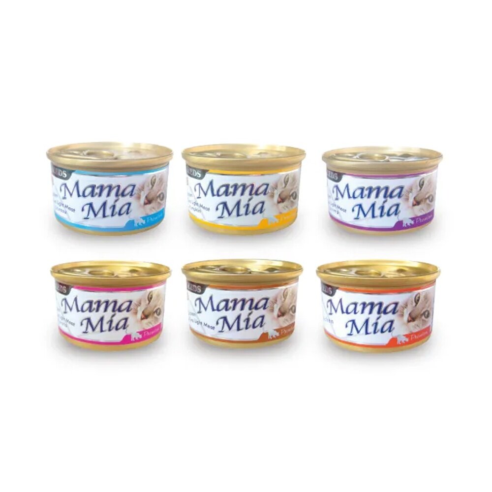 SEEDS 惜時 聖萊西【24罐組】MamaMia 貓餐罐 85g 貓罐頭『WANG』-圖片-1