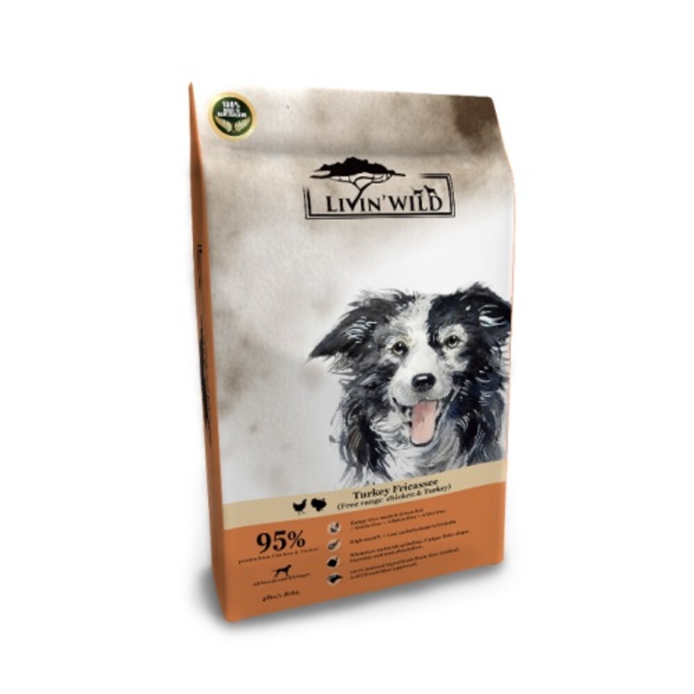 LIVIN'WILD 野宴 無榖犬糧 1LB-4LB 草飼牛|放養雞|放養鴨 全齡犬 無穀糧 犬糧『WANG』-圖片-4