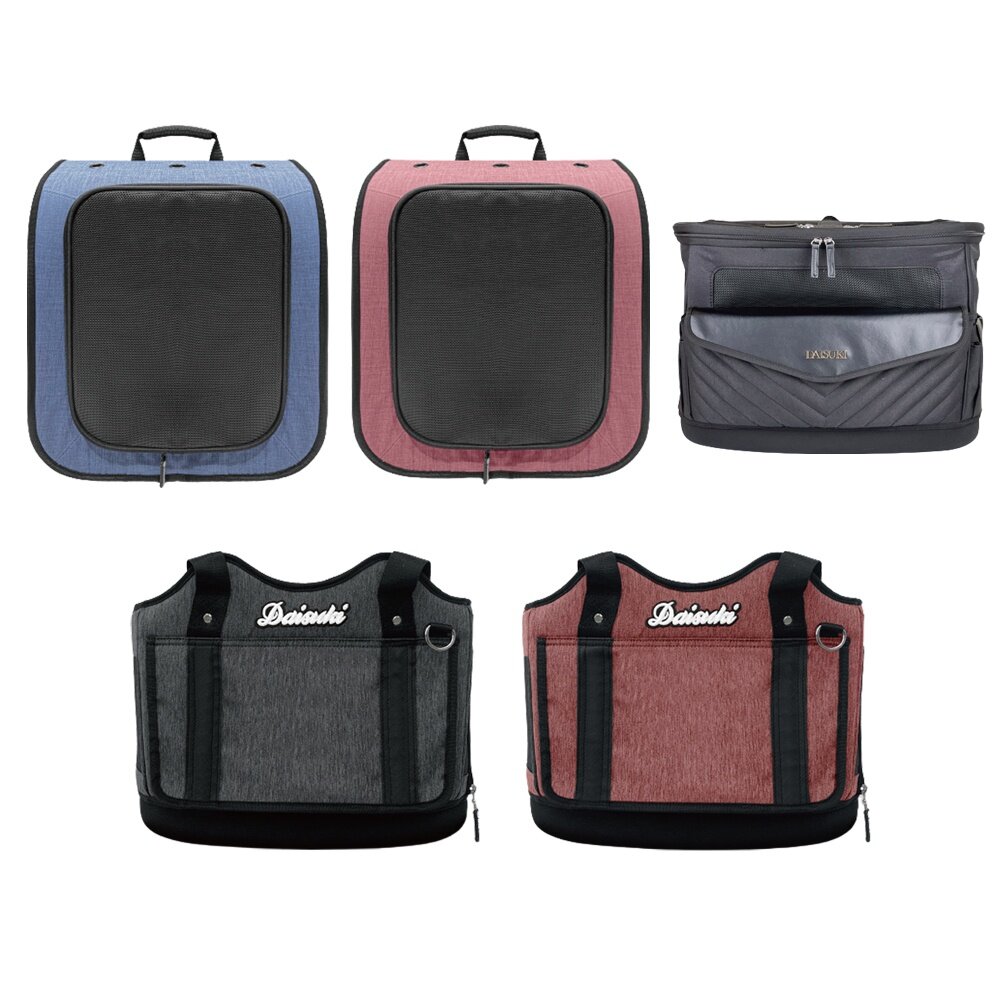 16389335569-Daisuki 三合一透氣櫥窗包 透氣捲捲多功能側背包 V系列雙蓋露頭多功能後背包 外出包『WANG』