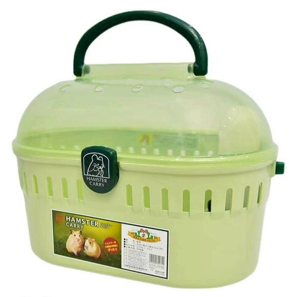 日本 IRIS 小動物用品 小動物礦砂 木砂 小動物外出籠 寵物提籠『WANG』-圖片-3