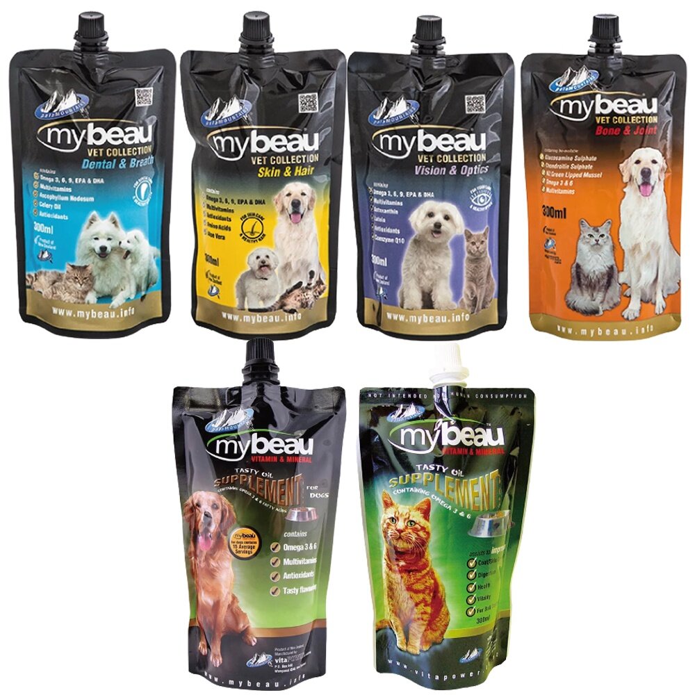 mybeau 寵優補 犬貓專業保健系列 護齒口腔 皮膚毛髮 視力護眼 關骨好關骨 保健液態劑『WANG』-圖片-1