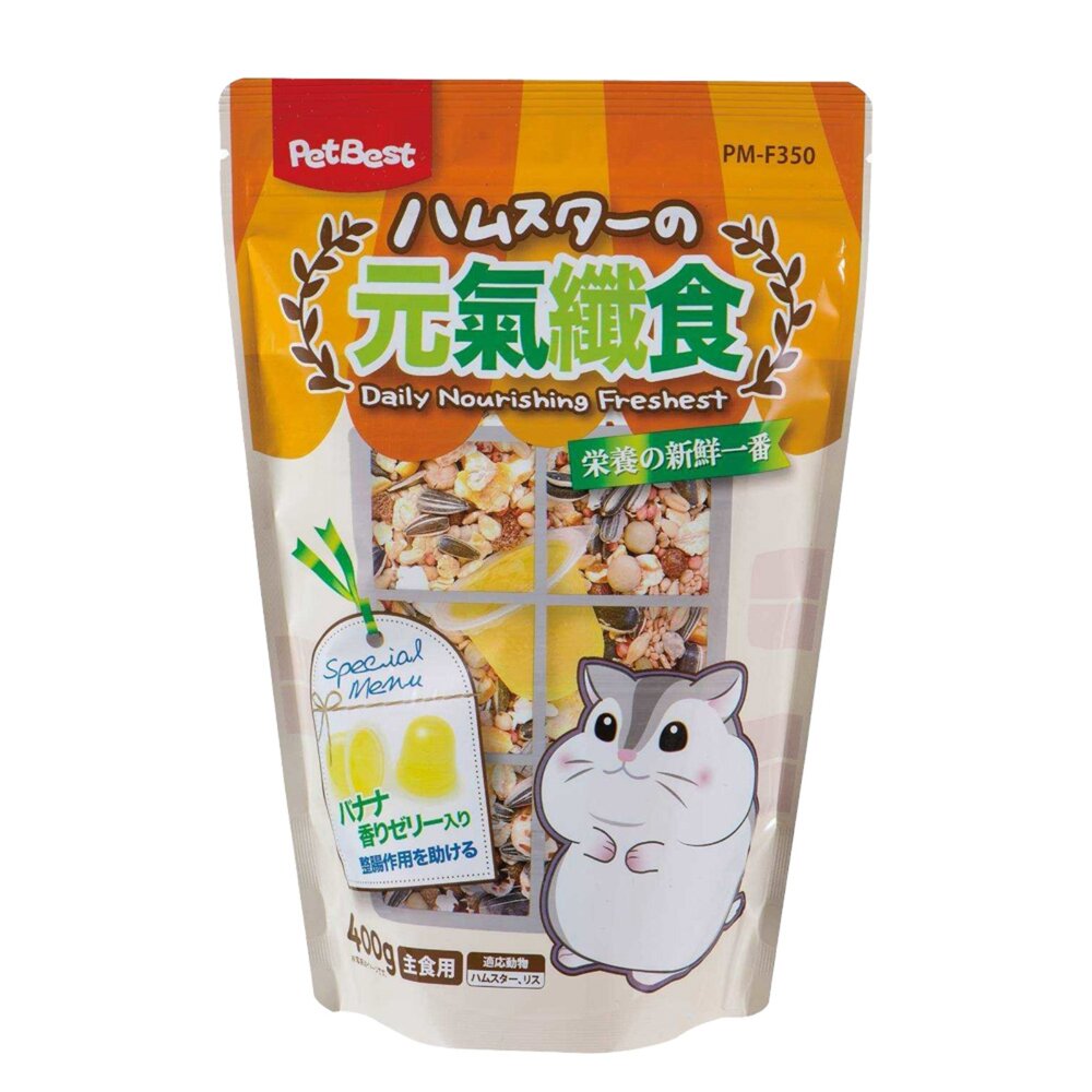Pet Best 元氣 健康活力纖食鼠飼料 400克 R-F350/348/352 小動物飼料『WANG』-圖片-3