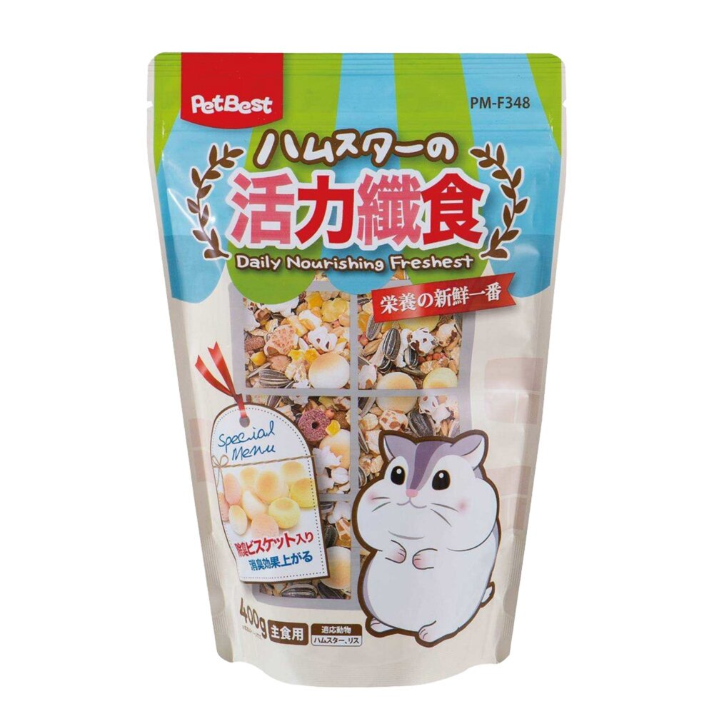 Pet Best 元氣 健康活力纖食鼠飼料 400克 R-F350/348/352 小動物飼料『WANG』-圖片-4