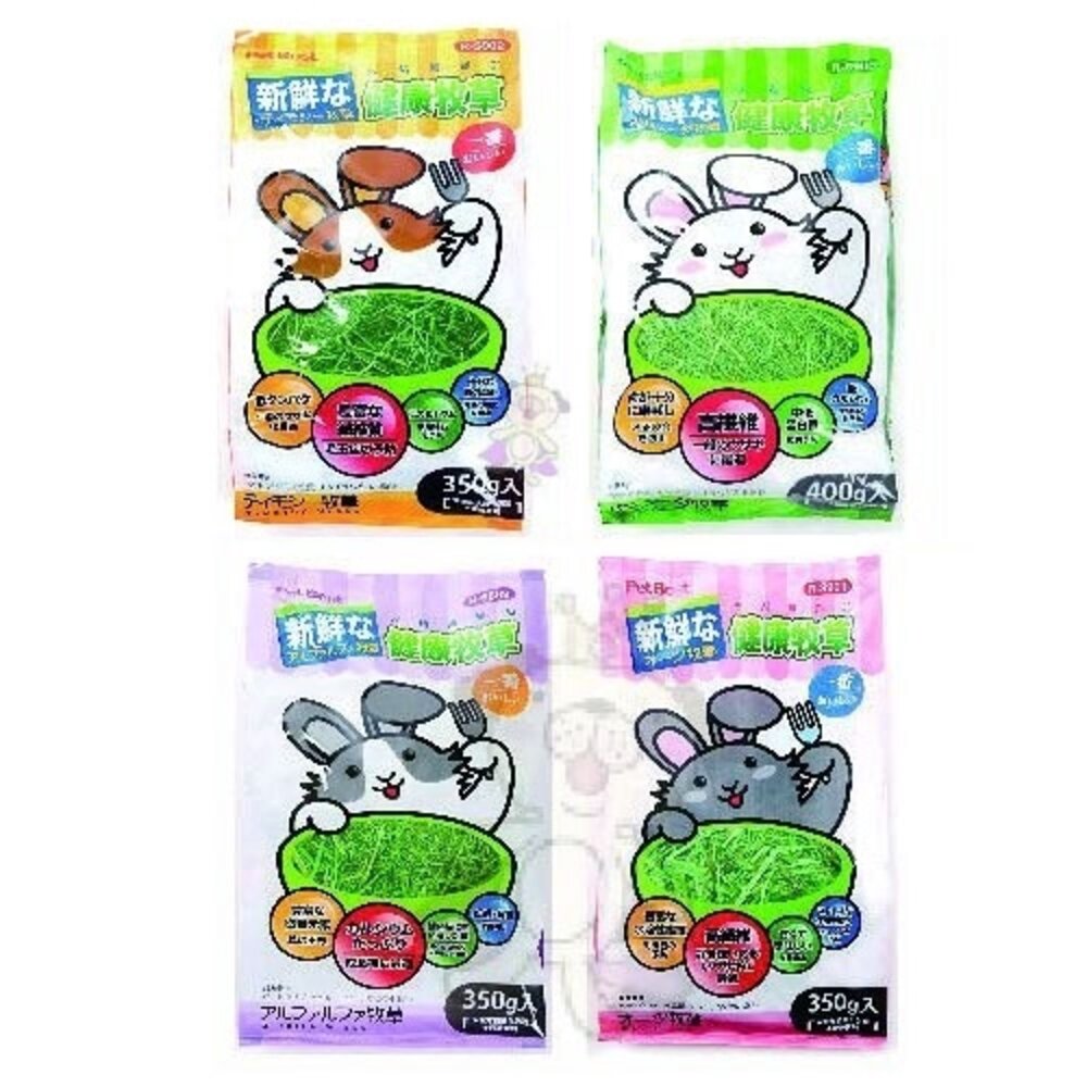 PET BEST 健康牧草350-400g 百慕達/ 紫花苜蓿/ 提摩西/ 甜燕麥 小動物零食『WANG』-圖片-1