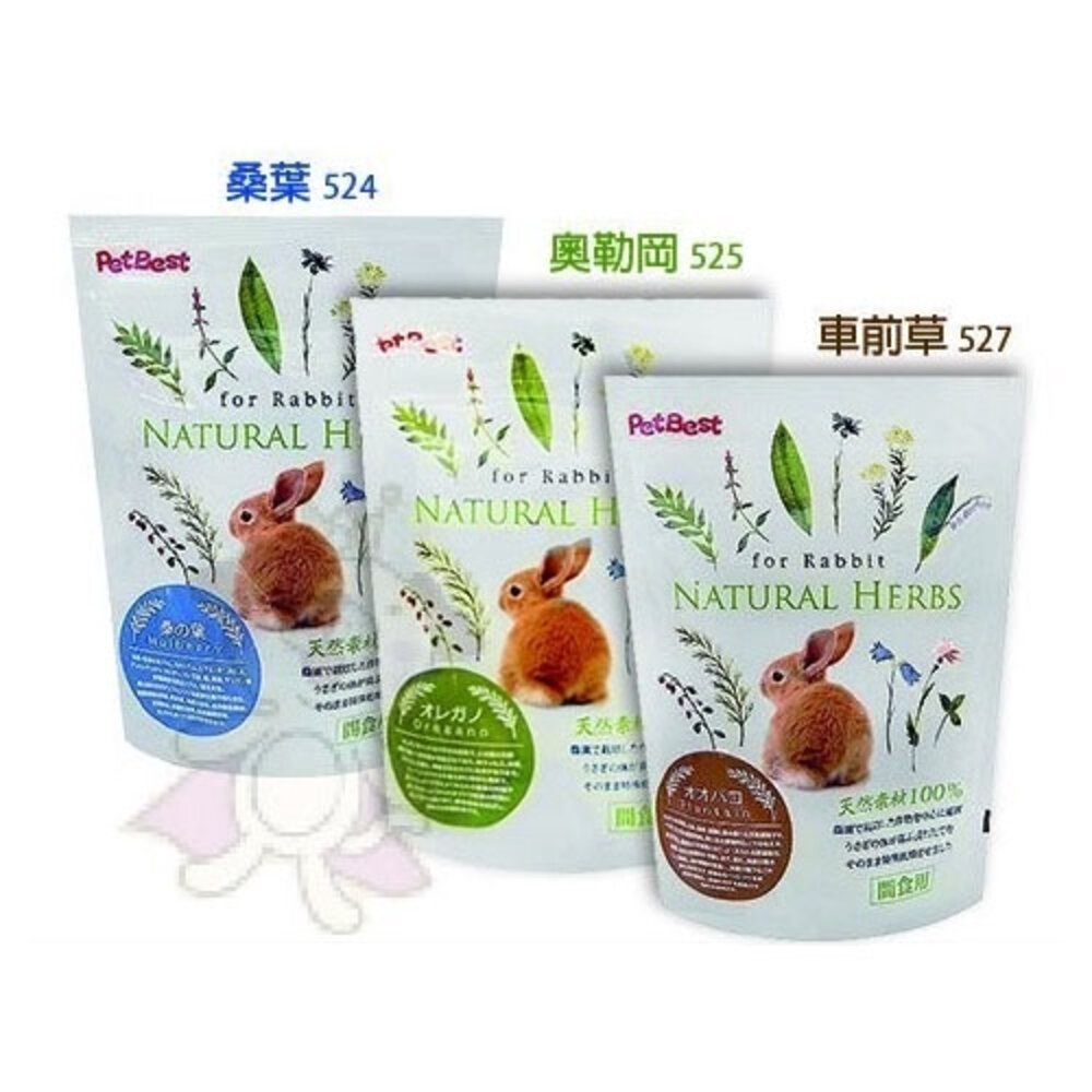 173126805-PetBest 健康草本系列 機能性健康牧草 25g  PR-F桑葉524/奧勒岡525/車前草527 『WANG』