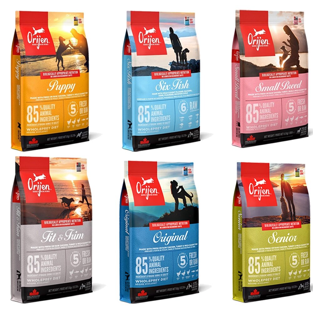 加拿大 Orijen 歐睿健 狗飼料11.4kg-17kg 鮮雞成幼犬|室內犬|高齡犬|六種魚犬『WANG』-圖片-1