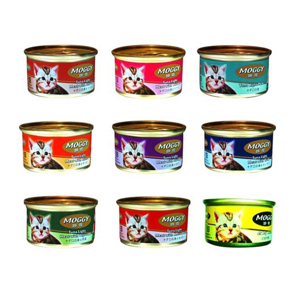 MOGGY 妙奇貓罐 85g【單罐】多種口味可選擇 貓罐頭『WANG』-圖片-1
