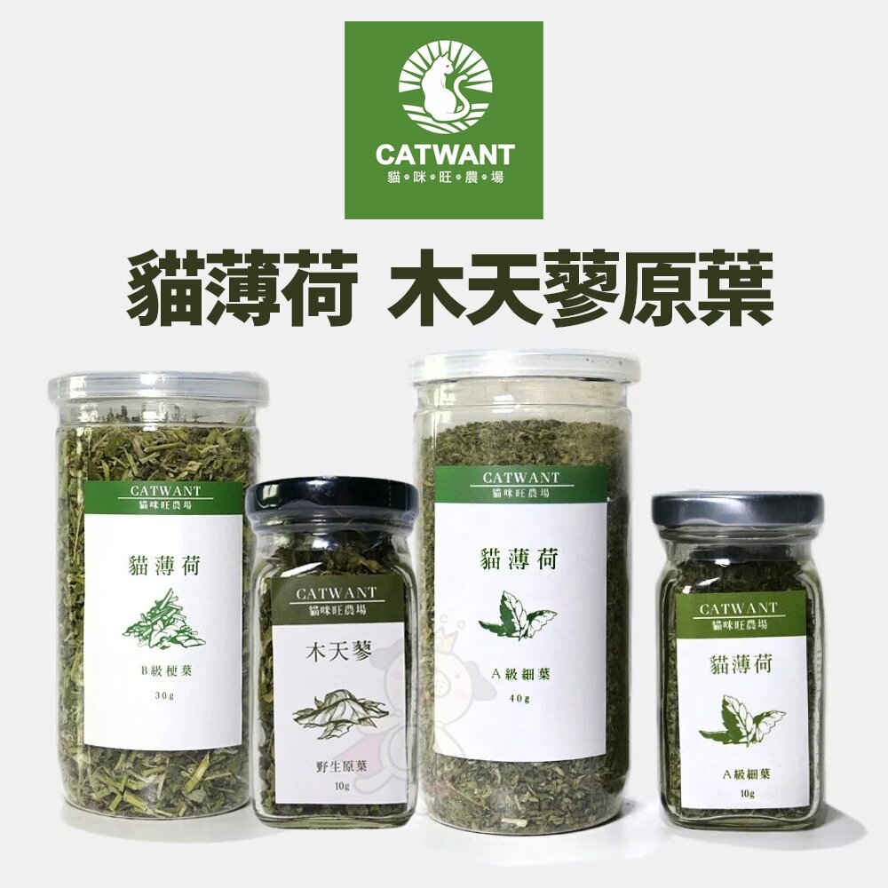 1743707889-CATWANT 貓咪旺農場 A級貓薄荷 B級貓薄荷 木天蓼原葉 貓草 木天蓼 貓零食『WANG』