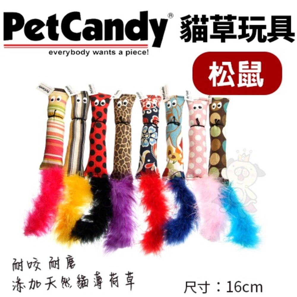 PetCandy 貓草玩具 糖果 雪茄 沙包 抱枕 松鼠 毛毛蟲 耐磨 貓玩具 隨機出貨不挑款『WANG』-圖片-7