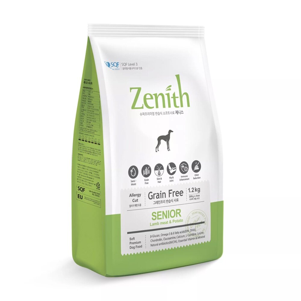 Zenith 先利時 頂級無榖犬軟飼料1.2kg-3Kg 幼母犬 全齡犬 低敏成犬 低敏高齡體控犬 犬糧『WANG』-圖片-5