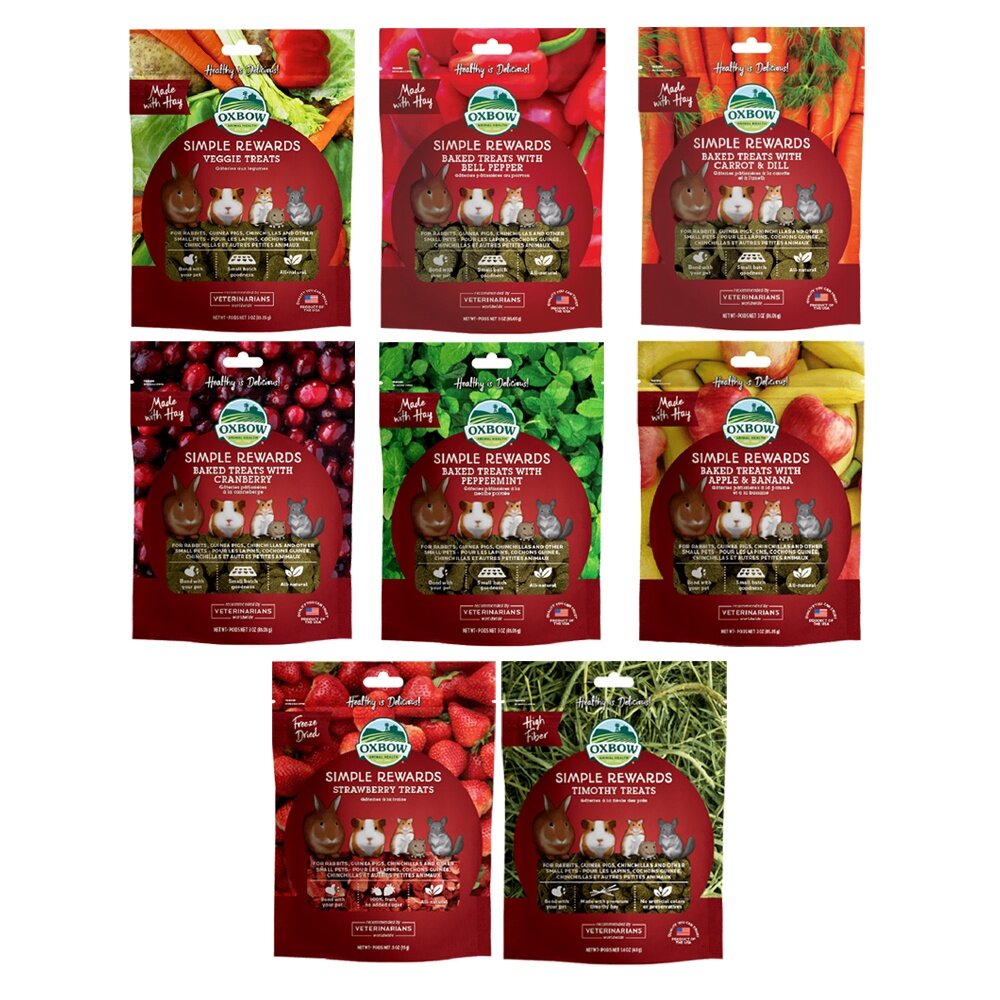 美國OXBOW 輕食美味系列 牧草烘焙零食 冷凍乾燥零食 小動物點心 小動物零食『WANG』-圖片-1