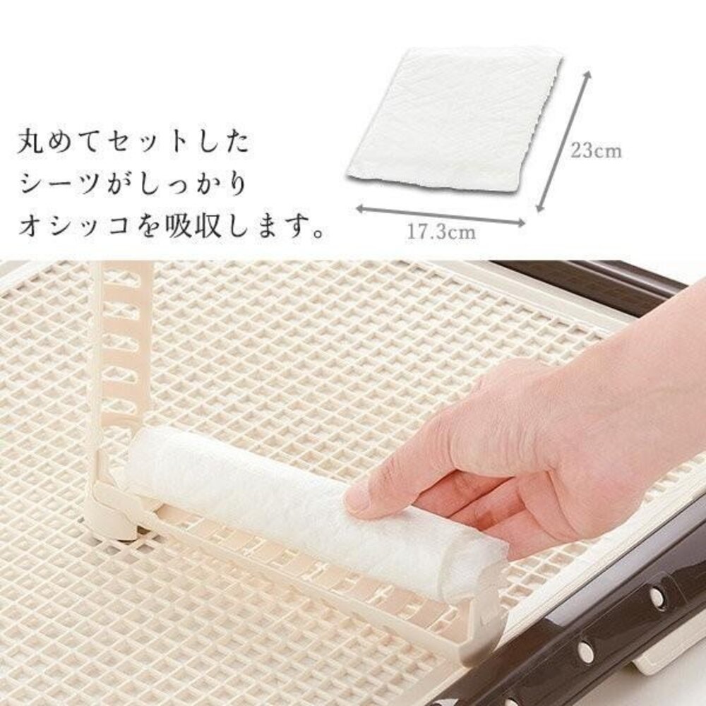 Richell 犬用平面便盆 狗用尿尿柱 平面網狀便盆 加寬型 狗便盆 狗尿盆 寵物便盆『WANG』-圖片-5