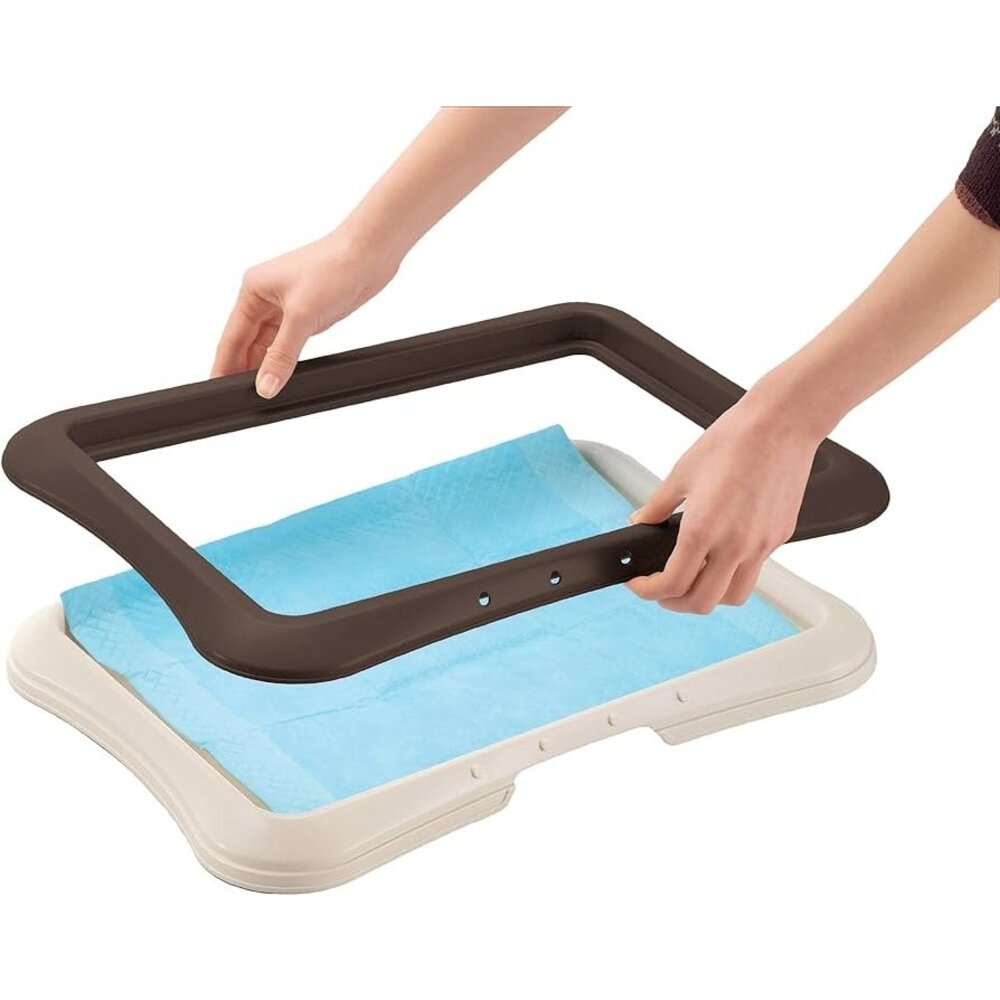 Richell 犬用平面便盆 狗用尿尿柱 平面網狀便盆 加寬型 狗便盆 狗尿盆 寵物便盆『WANG』-圖片-8