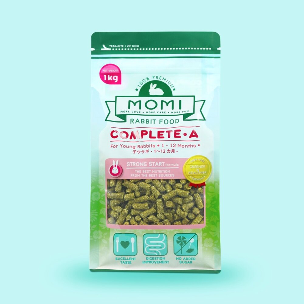 美國 摩米 MOMI 鼠兔營養飼料 1kg 5kg 全天然飼料 幼兔 成兔 老兔 天竺鼠 小動物飼料『WANG』-圖片-6