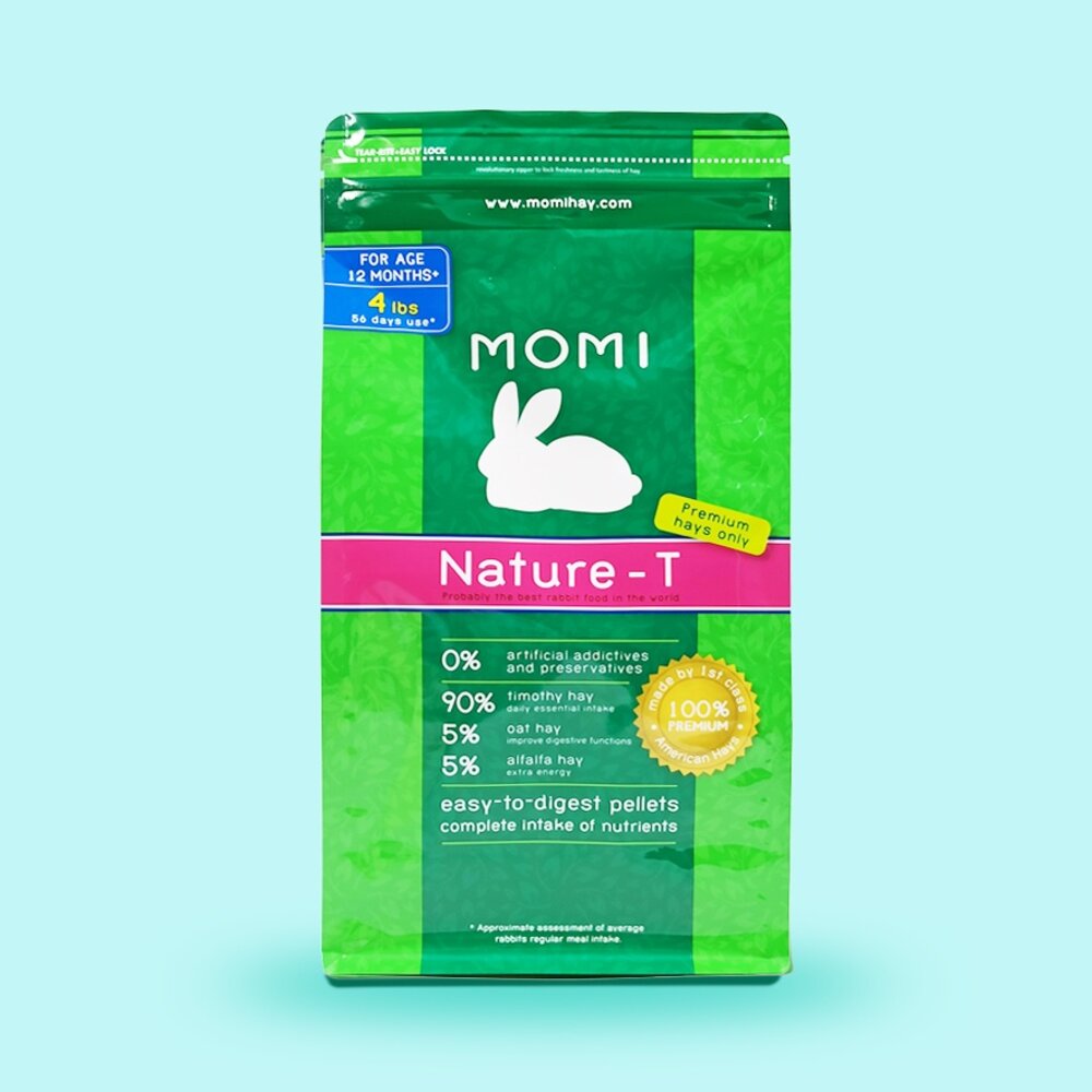 美國 摩米 MOMI 鼠兔營養飼料 1kg 5kg 全天然飼料 幼兔 成兔 老兔 天竺鼠 小動物飼料『WANG』-圖片-9