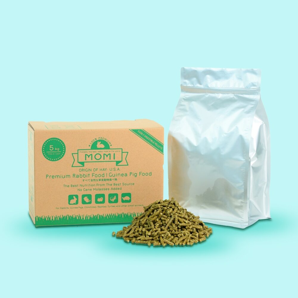 美國 摩米 MOMI 鼠兔營養飼料 1kg 5kg 全天然飼料 幼兔 成兔 老兔 天竺鼠 小動物飼料『WANG』-圖片-10