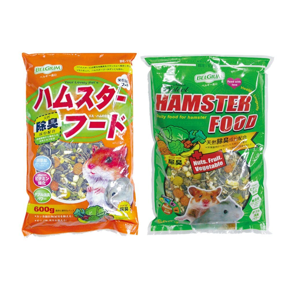 荷蘭 BELGIUM 愛鼠主食BE119原味/BE120堅果+水果+蔬菜-600g 原味 鼠飼料『WANG』-圖片-1