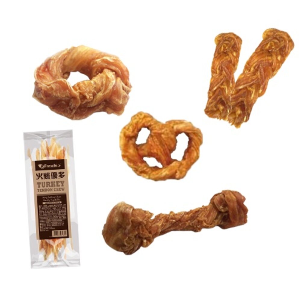 A Freschi 艾富鮮 火雞優多 單入裝|火雞筋打結骨 甜甜圈 八字骨 火雞筋條 棒棒糖 狗零食『WANG』-圖片-6