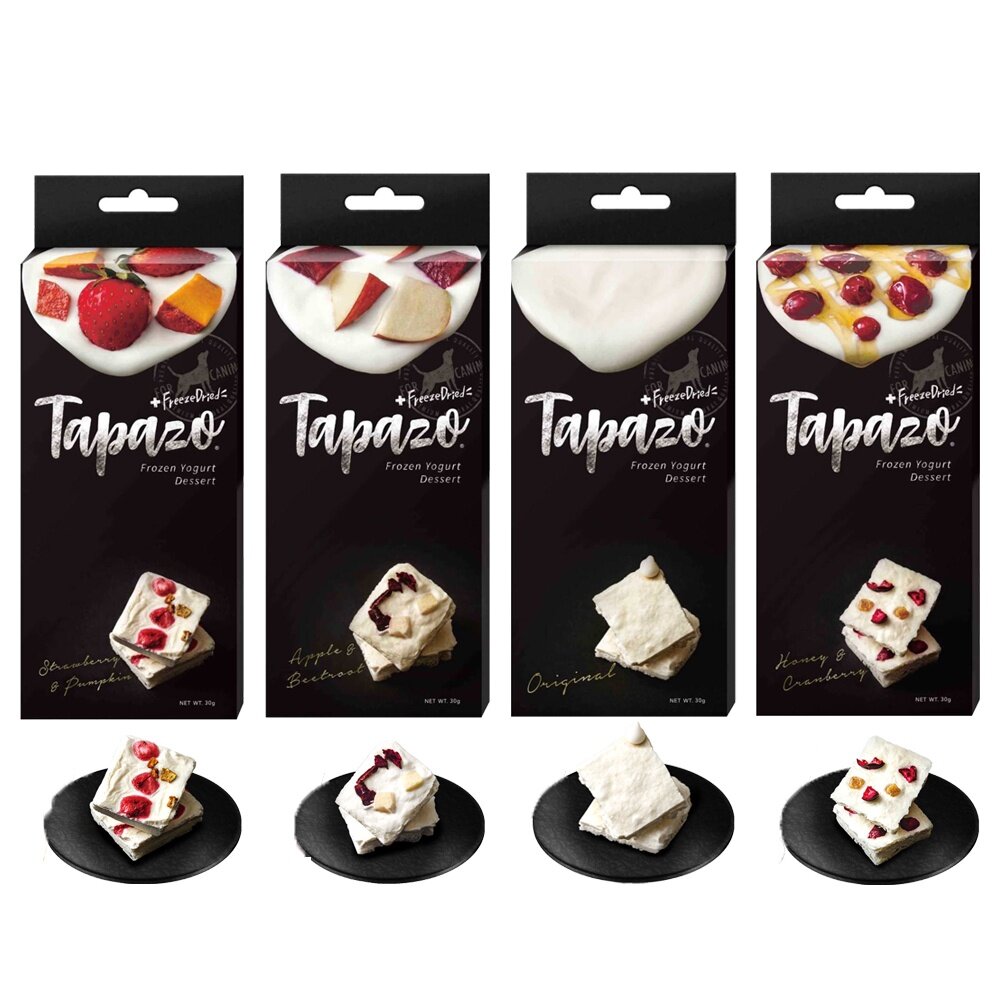 TAPAZO 特百滋 霜凍優格零食30g 富含益生菌優格點心 凍乾酥脆新口感 狗零食『WANG』-圖片-1