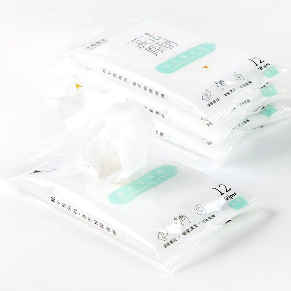 DogCatStar 汪喵星球 濕式衛生紙 12抽 46抽 寵物濕紙巾 毛孩專屬濕式衛生紙 好撕 可沖馬桶『WANG』-圖片-3