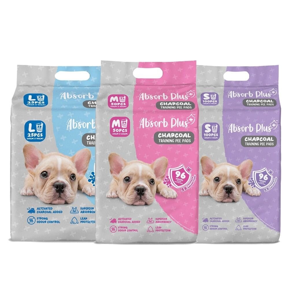 Absorb Plus 狠吸收尿布無香 狠消臭尿布墊【8包組免運】活性碳 尿布墊 犬用尿墊『WANG』-圖片-5