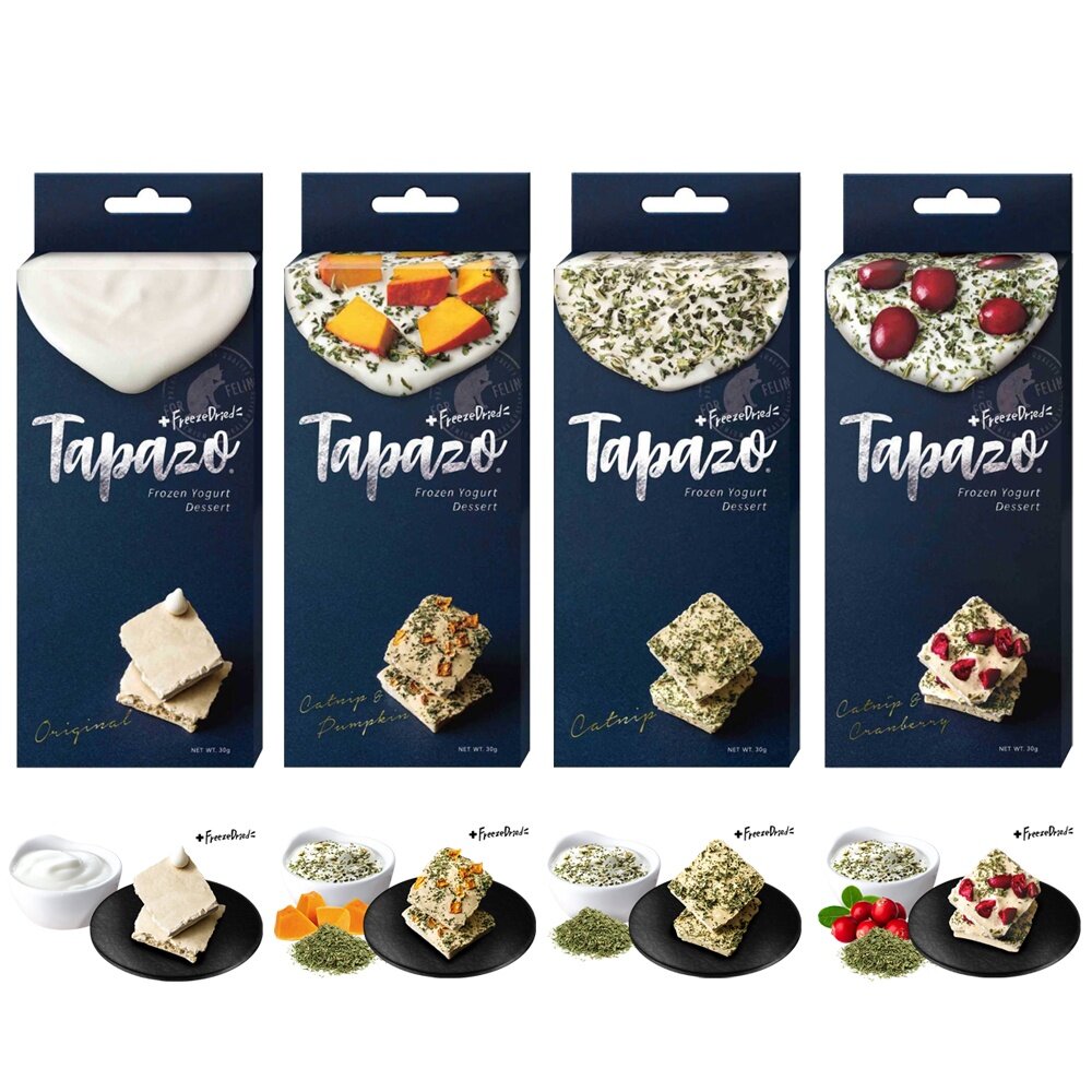 TAPAZO 特百滋 霜凍優格零食30g 富含益生菌優格點心 凍乾酥脆新口感 貓零食『WANG』-圖片-1
