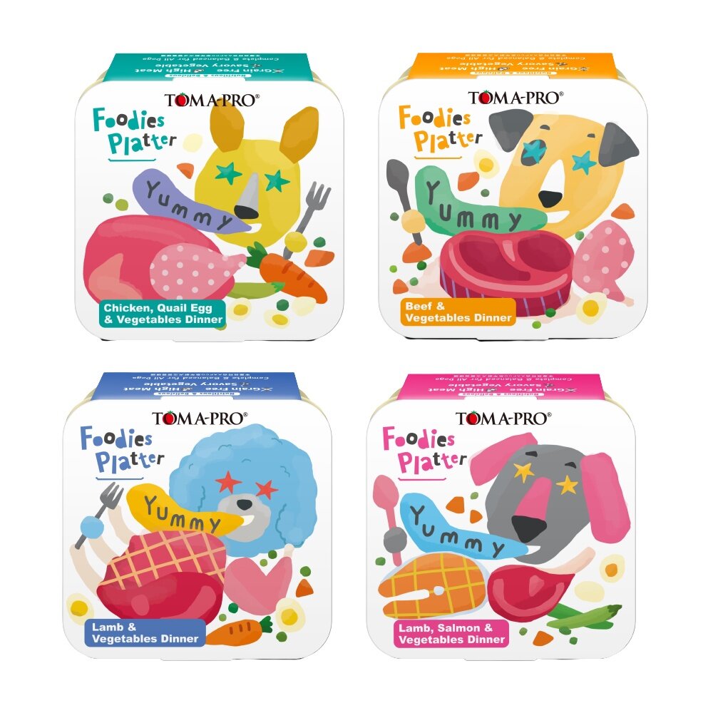 TOMA-PRO優格 吃貨拼盤狗餐盒100g【單罐】 全齡犬 無穀狗罐 主食餐盒 狗罐頭『WANG』-圖片-1