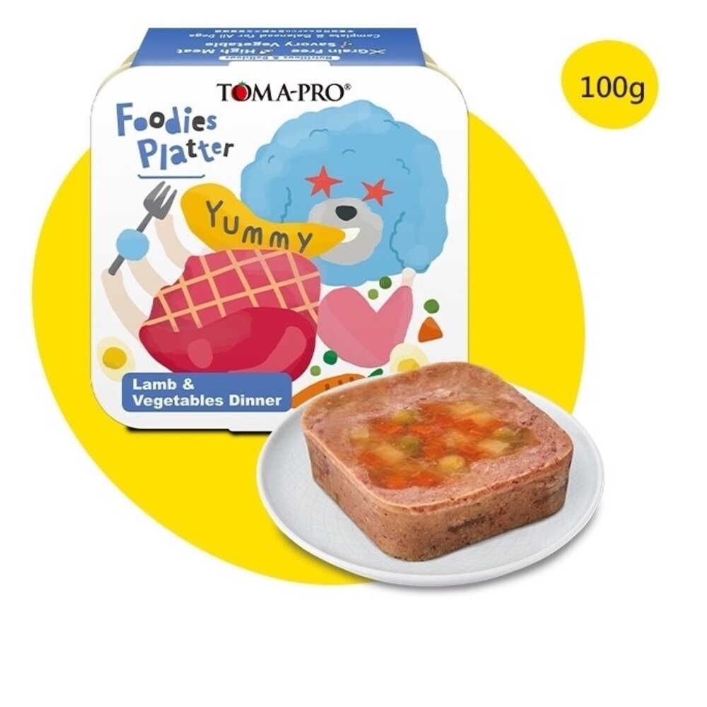 TOMA-PRO優格 吃貨拼盤狗餐盒100g【單罐】 全齡犬 無穀狗罐 主食餐盒 狗罐頭『WANG』-圖片-7
