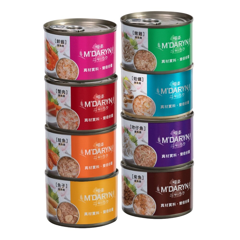 19552303068-M'DARYN 喵樂 鮪魚燒系列 大罐160g【24罐組】 貓副食罐 貓罐頭『WANG』