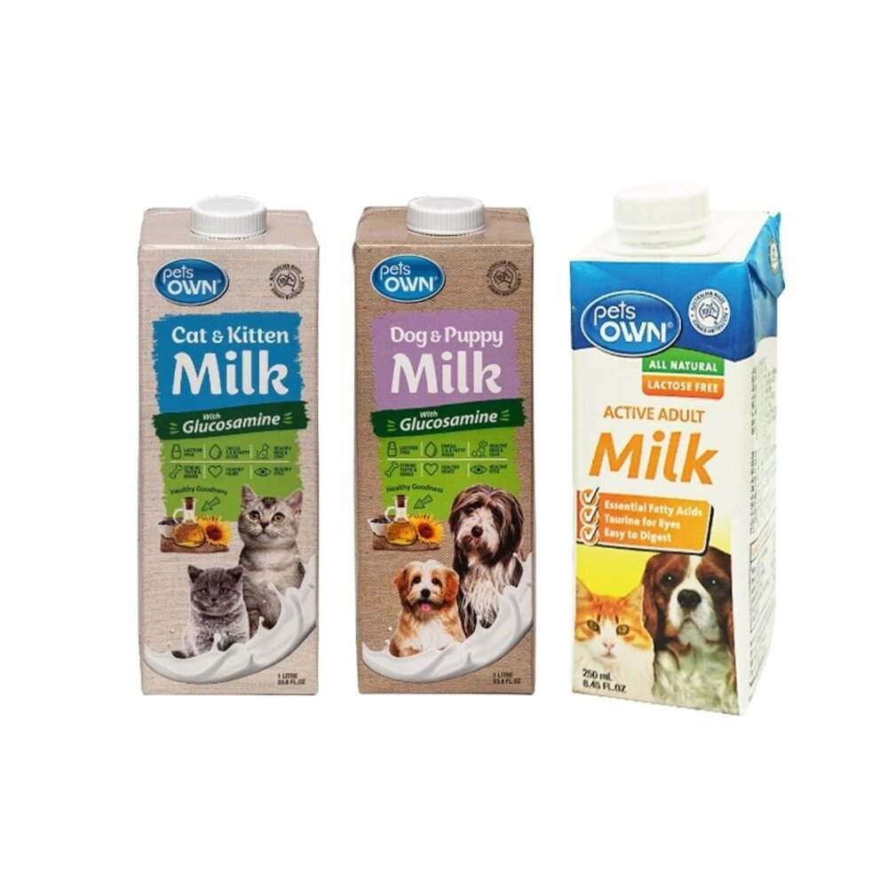 Pets OWN 澳洲寵物專屬牛奶250ml-1000ml 幼貓 貓咪 幼犬 成犬 貓狗通用 寵物牛奶『WANG』-圖片-1