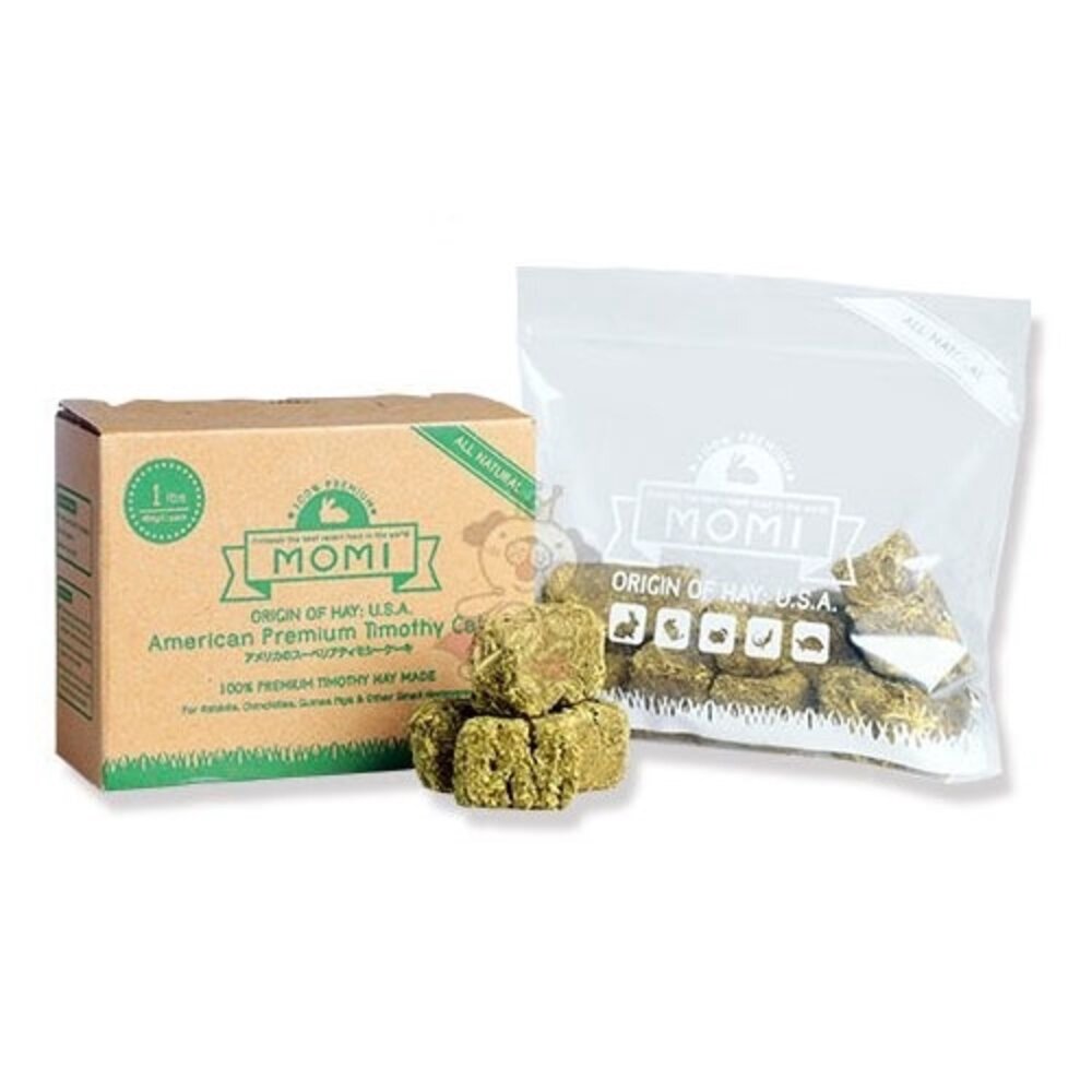 美國 摩米 MOMI 摩米苜蓿磚 提摩西草磚 454克 天竺鼠 龍貓 磨牙 苜蓿草塊 苜蓿草『WANG』-圖片-2