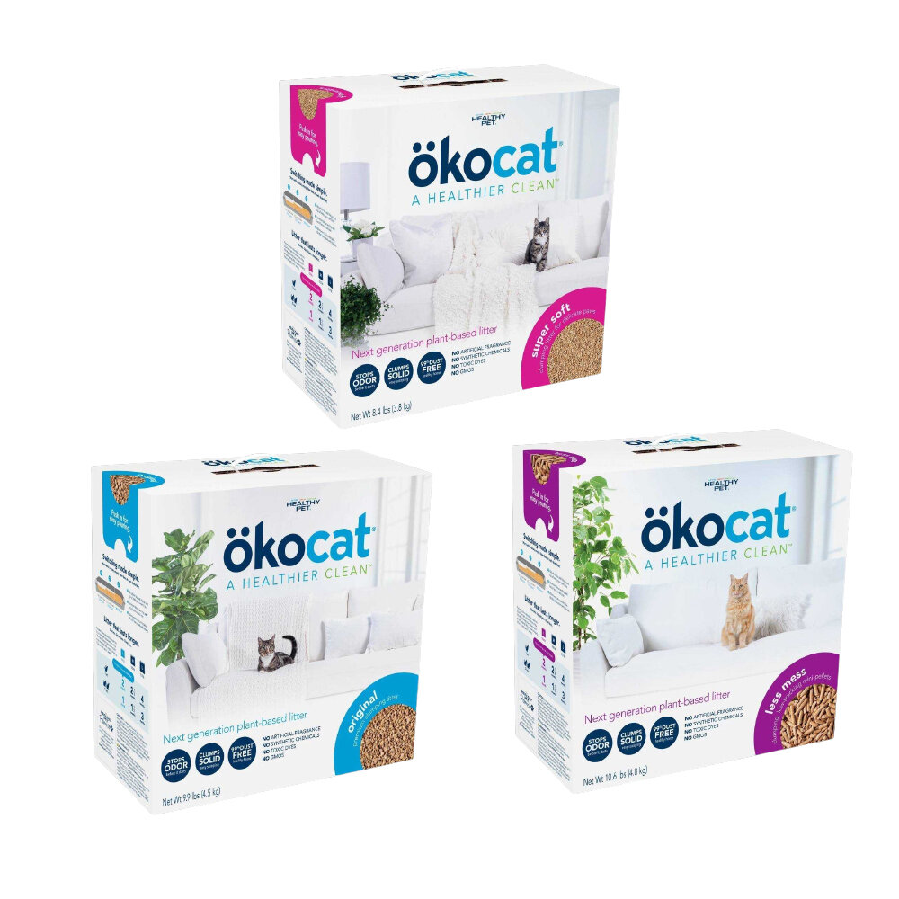 ökocat 安可凝結木屑貓砂 經典木香|仿礦細柔|無塵長條 無塵貓砂 木屑貓砂 貓砂『WANG』-圖片-1