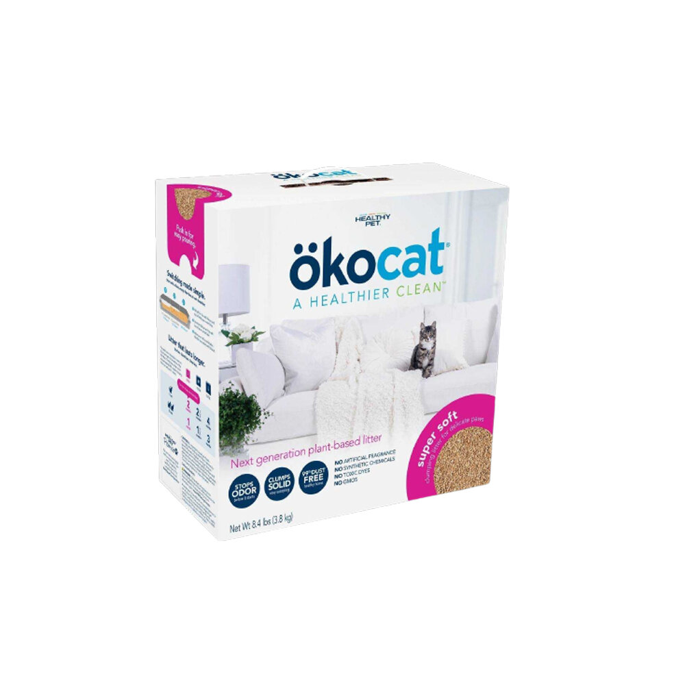 ökocat 安可凝結木屑貓砂 經典木香|仿礦細柔|無塵長條 無塵貓砂 木屑貓砂 貓砂『WANG』-圖片-2