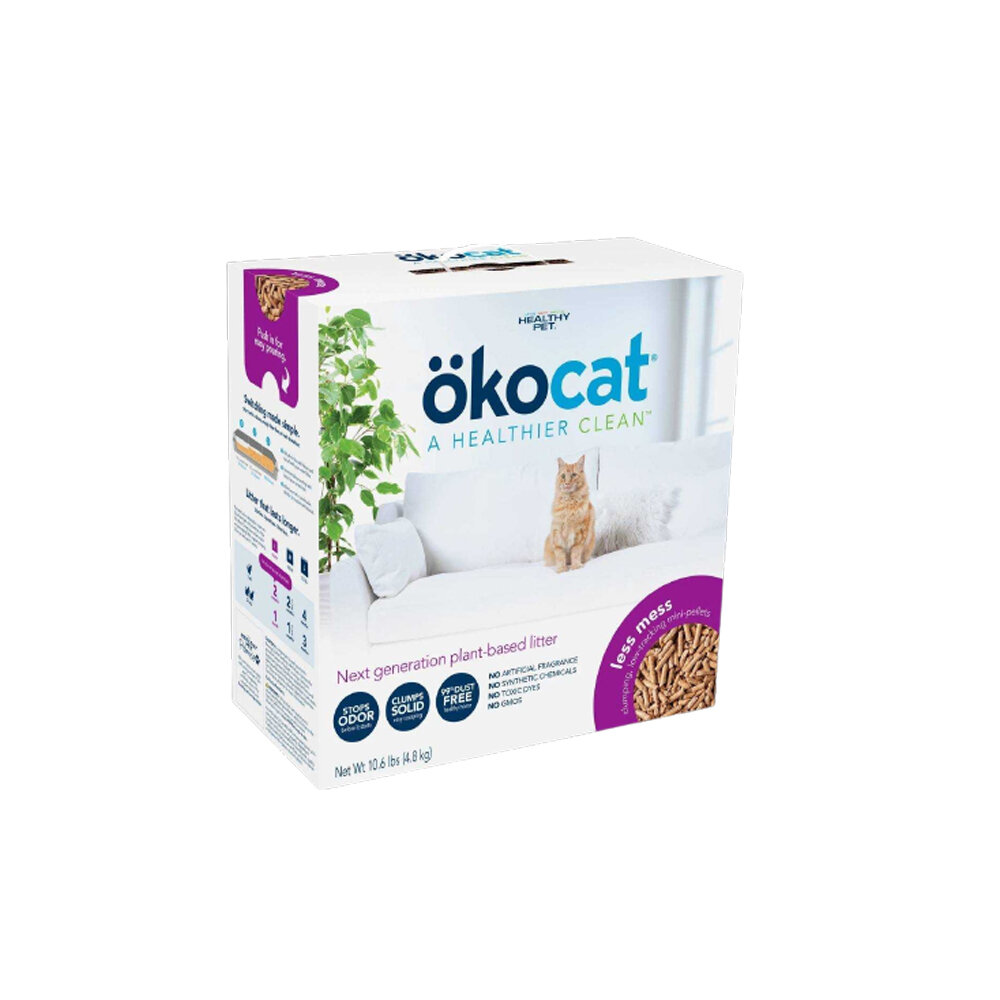 ökocat 安可凝結木屑貓砂 經典木香|仿礦細柔|無塵長條 無塵貓砂 木屑貓砂 貓砂『WANG』-圖片-3