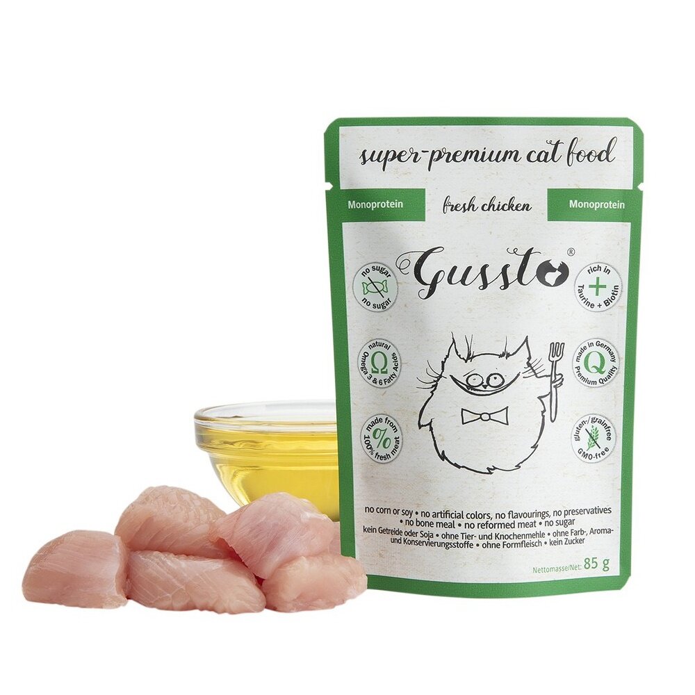 GUSSTO 惡魔喵 無穀主食貓餐包85g【24包組】 無穀餐包 主食餐包 貓餐包『WANG』-圖片-1