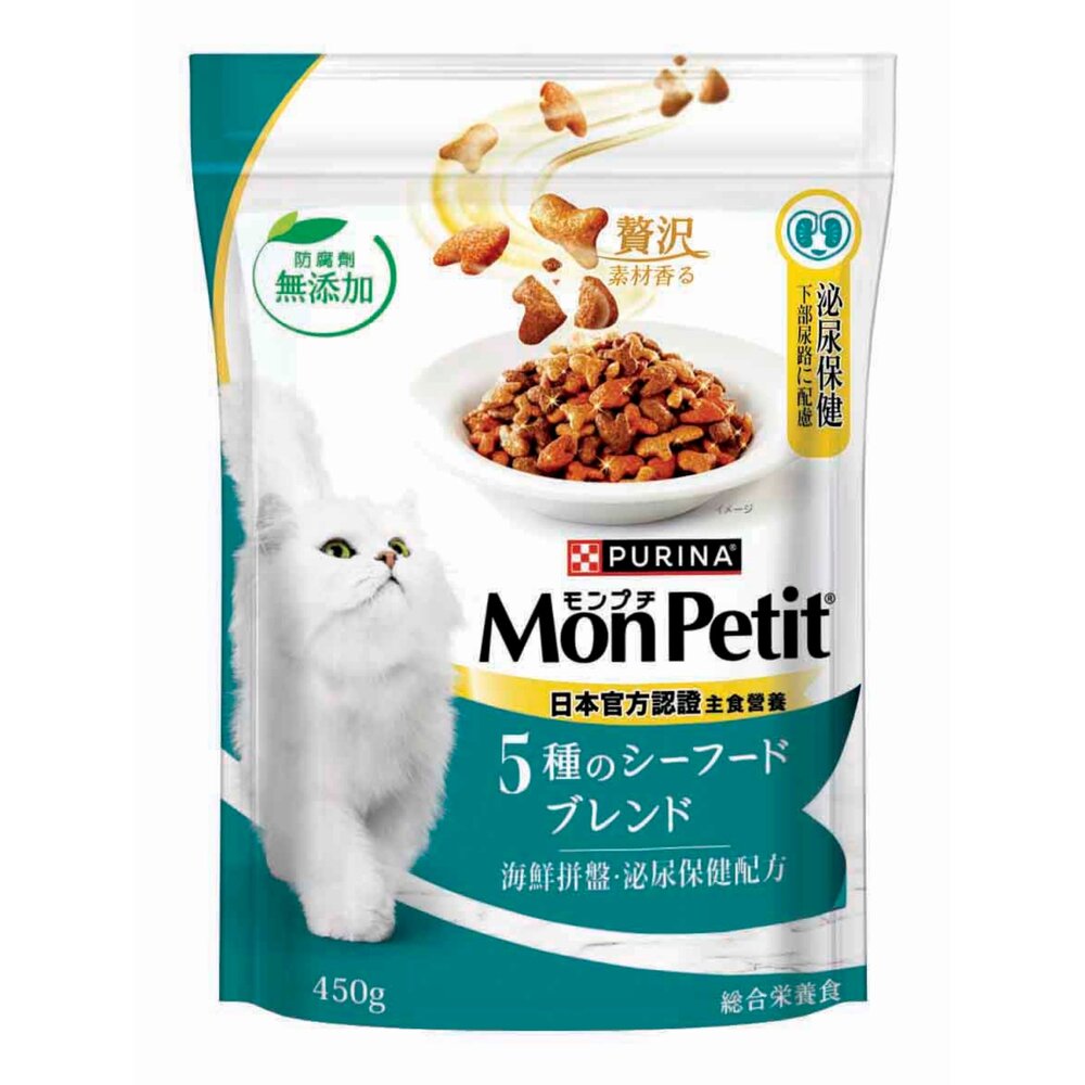 MonPetit 貓倍麗 成貓乾糧 600g-3磅(1.36kg) 化毛 海鮮拼盤 鮮魚 貓乾糧 貓主食 貓飼料『WAN-圖片-5
