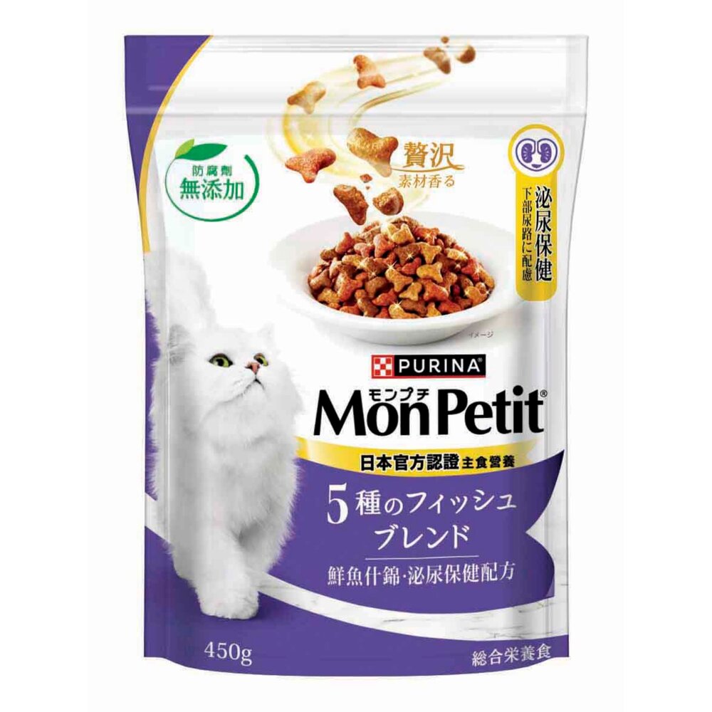 MonPetit 貓倍麗 成貓乾糧 600g-3磅(1.36kg) 化毛 海鮮拼盤 鮮魚 貓乾糧 貓主食 貓飼料『WAN-圖片-6