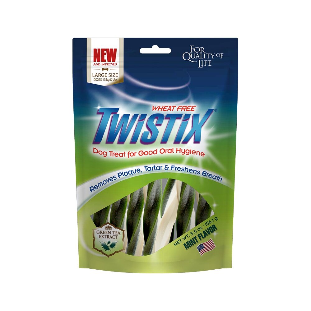 TWISTIX 特緹斯 雙色螺旋潔牙骨5.5oz 狗潔牙骨 狗零食『WANG』-圖片-2