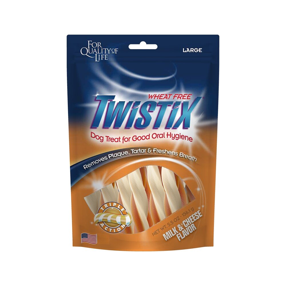 TWISTIX 特緹斯 雙色螺旋潔牙骨5.5oz 狗潔牙骨 狗零食『WANG』-圖片-4