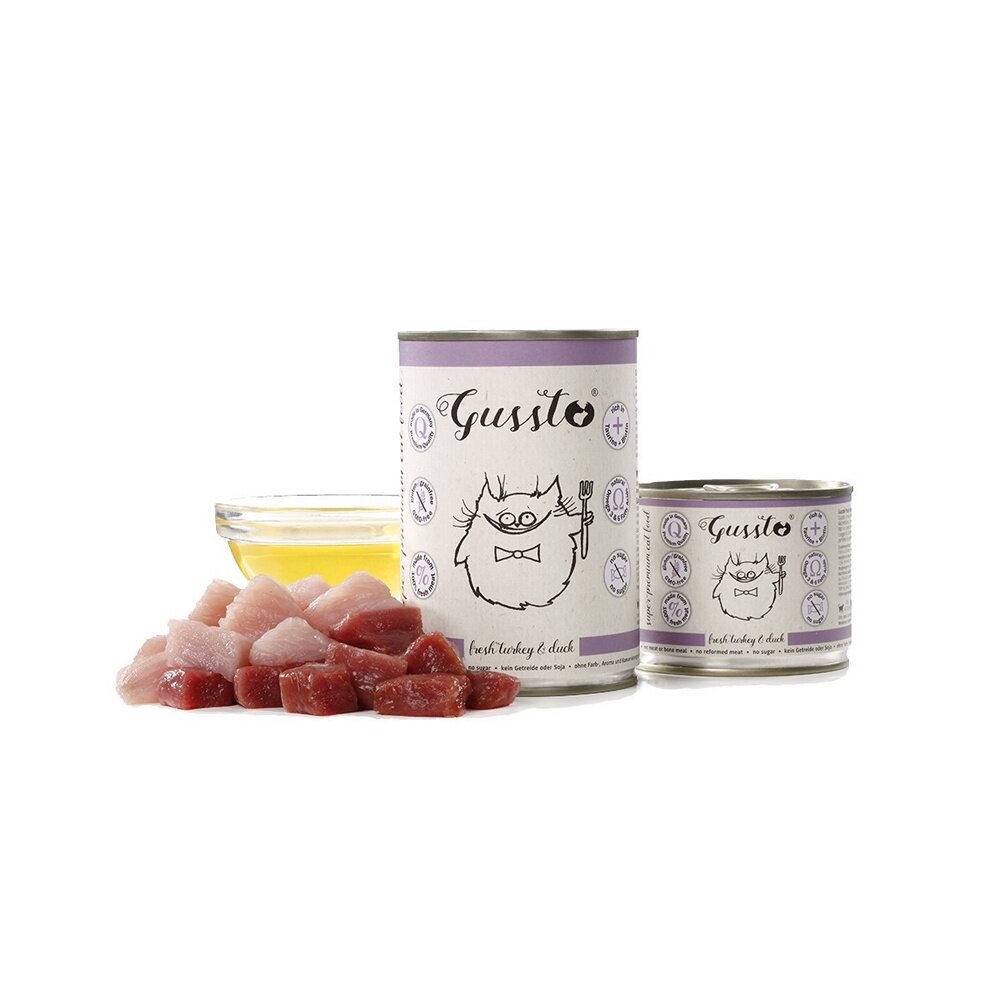 GUSSTO 惡魔喵 無穀有機主食貓罐 200g-400g【單罐】 無穀貓罐 主食貓罐 貓罐頭『WANG』-圖片-5