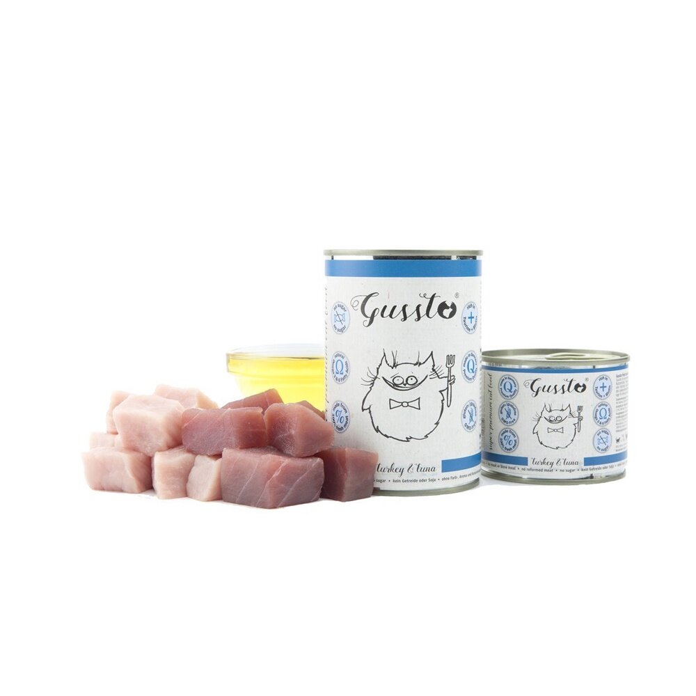 GUSSTO 惡魔喵 無穀有機主食貓罐 200g-400g【單罐】 無穀貓罐 主食貓罐 貓罐頭『WANG』-圖片-6