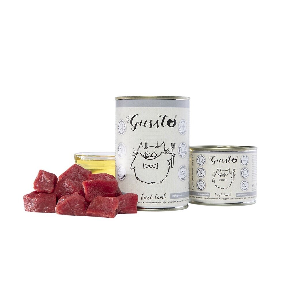 GUSSTO 惡魔喵 無穀有機主食貓罐 200g-400g【單罐】 無穀貓罐 主食貓罐 貓罐頭『WANG』-圖片-9