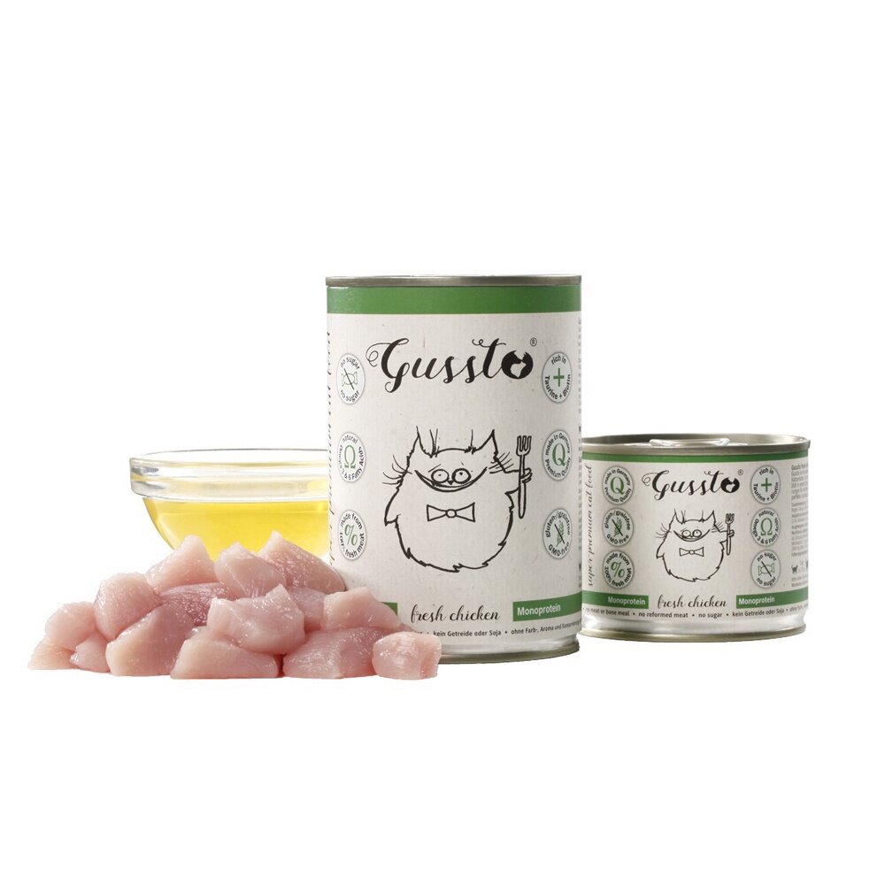 GUSSTO 惡魔喵 無穀有機主食貓罐 200g-400g【單罐】 無穀貓罐 主食貓罐 貓罐頭『WANG』-圖片-10