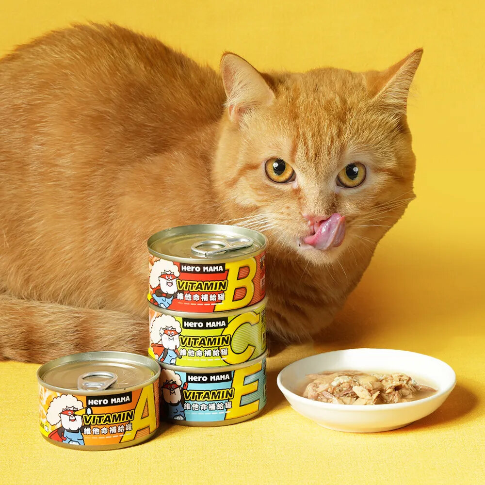 20593009120-HeroMama 維他命補給罐【單罐】 80g 副食罐 貓副食罐 狗副食罐 貓罐頭 狗罐頭『WANG』
