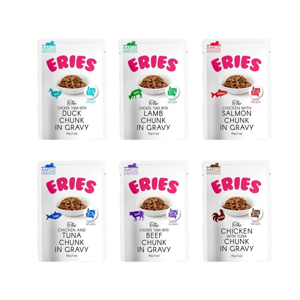 Eries 伊瑞思 益生元主食餐包|85g 鮮肉餐包 雙拼餐包 主食餐包 貓餐包『WANG』-圖片-1