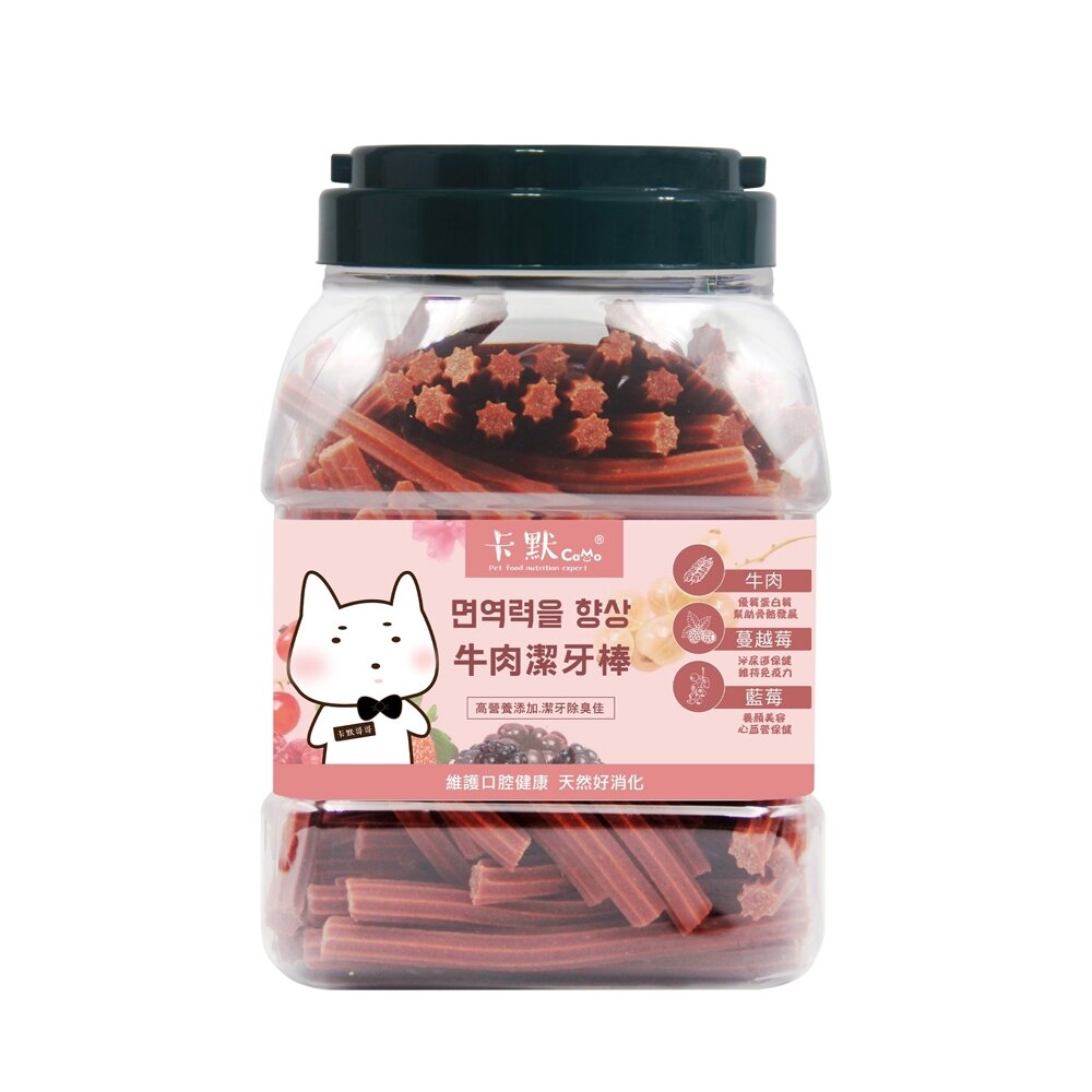 CAMO 卡默 潔牙骨家庭桶 1kg 加大桶 360度深入潔牙 潔牙骨 台灣製造 潔牙零食 狗零食『WANG』-圖片-3